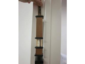 Rotating Wood Mezuzah  by artist Jacob Yellin