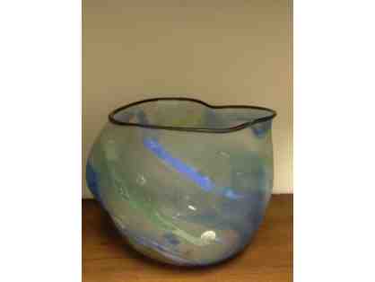 Free-form Blown Glass Bowl