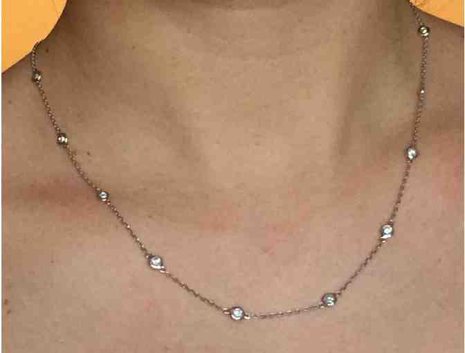 Diamonds By The Yard - 18' White Gold Necklace (1.5 Carat Total Weight)