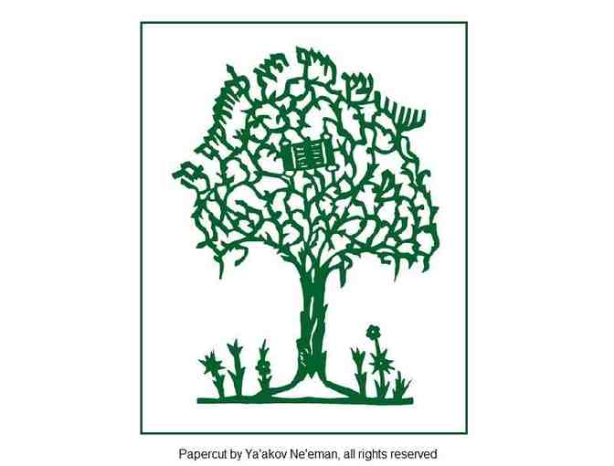 Tree of Life Paper Cut by Yaakov Neeman: Signed and Numbered
