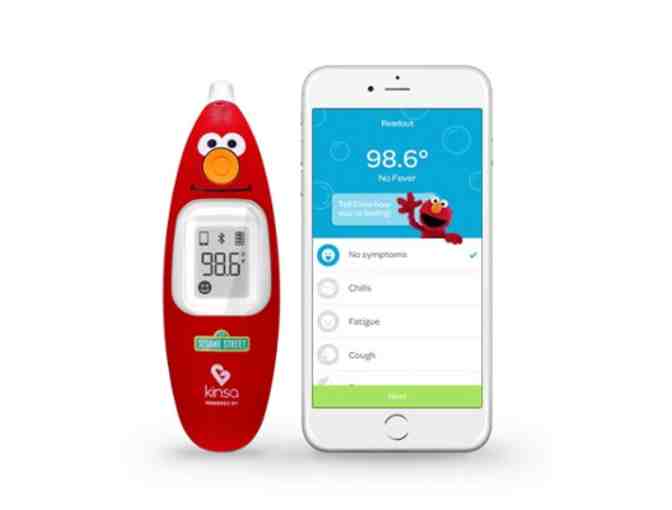 Kinsa Sesame Street Elmo Smart Ear Thermometer and App