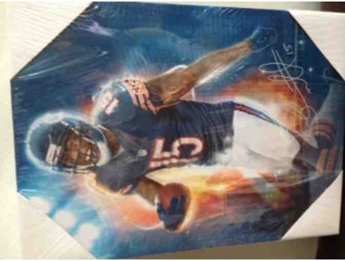 Limited Edition Brandon Marshall Canvas with Laser Autograph