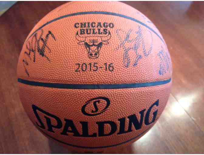 Chicago Bulls Autographed Basketball