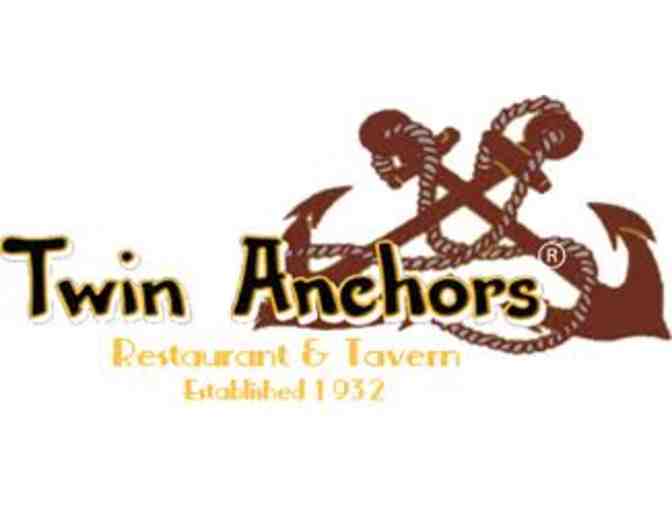 Dinner for Two at Twin Anchors!