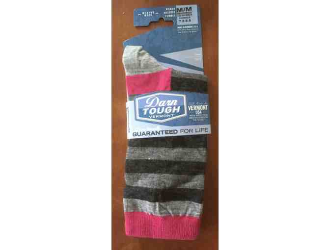 1 pair Darn Tough Women's Crew Socks, Size M - Photo 1