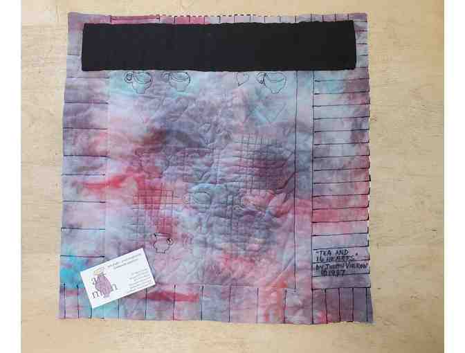 'Tea and 16 Hearts' Mini Quilt