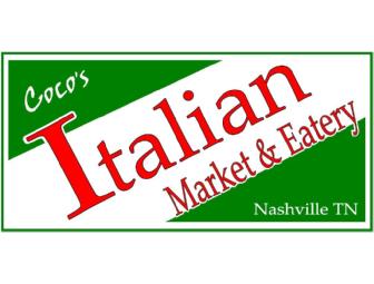 Coco's Italian Market and Eatery Gift Certificate