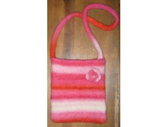 Morning Glory Hand Knitted Bag