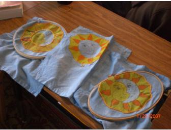 7th Grade Embroidered Tablecloth & Napkins