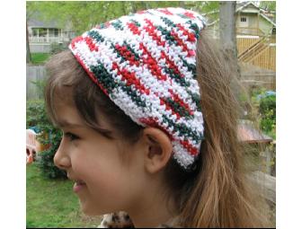 Girl's Hand-Crocheted Head Scarf