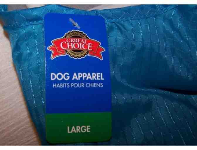Great Choice Dog Jacket Size Large Waterproof Nylon