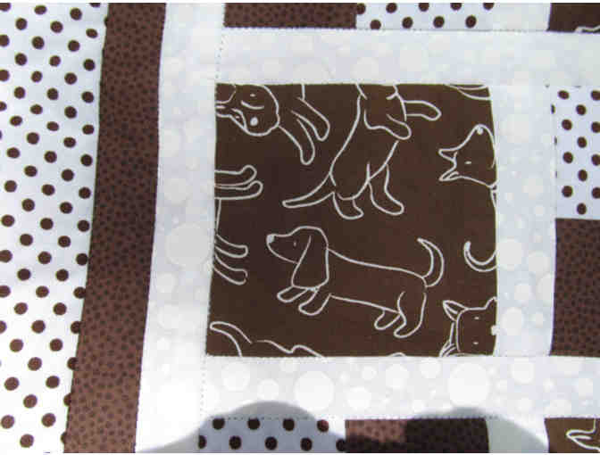 Adorable Dachshund Handmade Quilt Wall Hanging