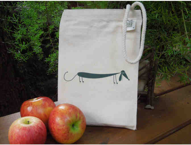 Dachshund Recycled Lunch Bag