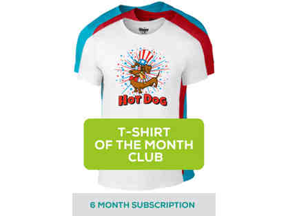 Six Month Membership to T-Shirt of the Month Club / Shaggy Chic Apparel