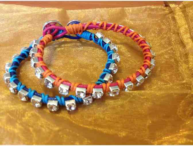 Set of 2 Colorful hand made bracelets