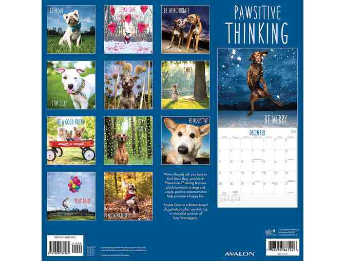 Pawsitive Thinking 2016 Wall Calendar