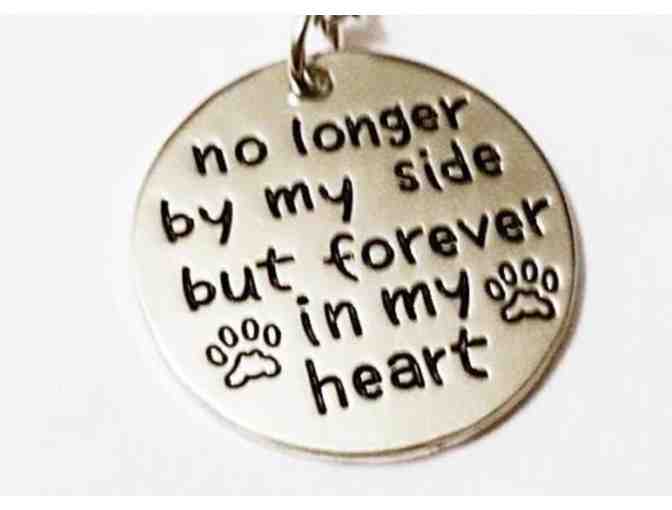 No Longer By My Side But Forever In My Heart Pet Necklace