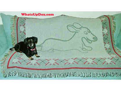 Wahoo Wiener Tapestry Afghan Throw