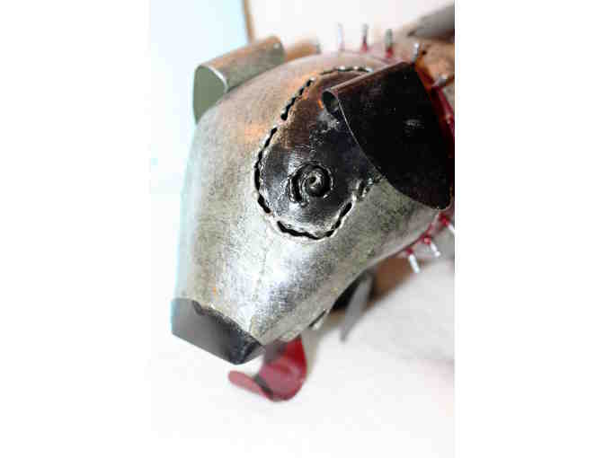 Junkyard Dog Metal Tealight Candle Holder