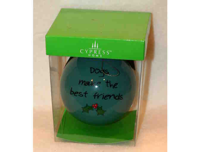 Dogs Make The Best Friends Christmas Tree Ornament