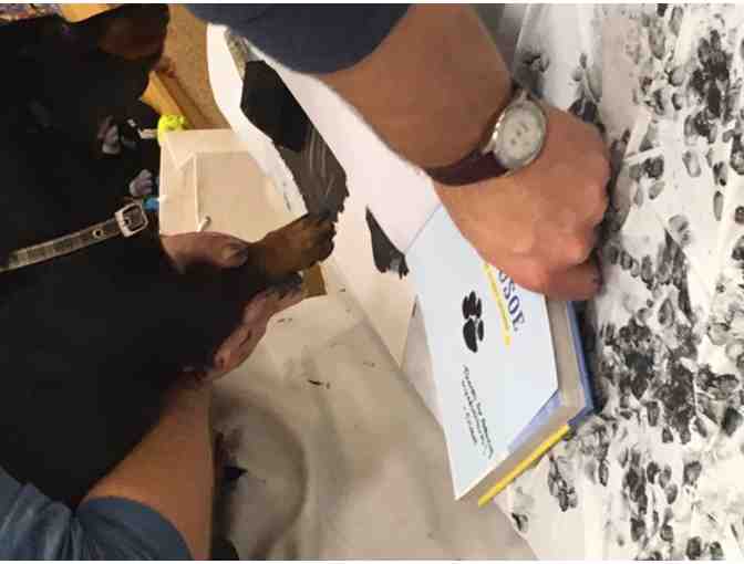 Pawtographed copy of Crusoe the Celebrity Dachshunds Book