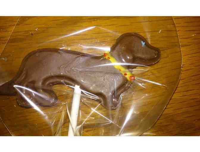 Two Dozen Dachshund Chocolate Lollipops