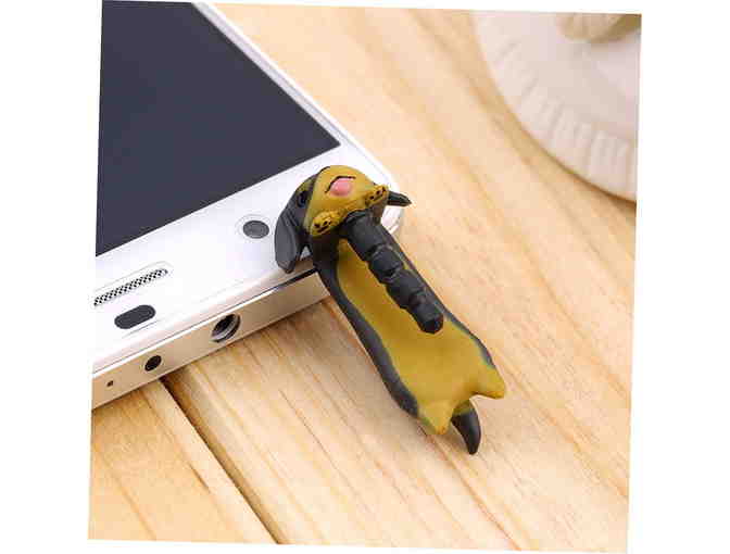 Dachshund Cell Phone Dust Protector Anti Dust Headphone Jack