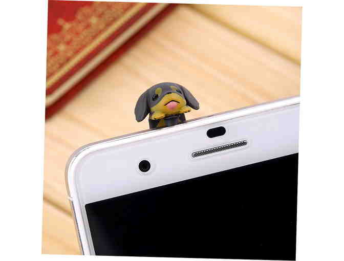 Dachshund Cell Phone Dust Protector Anti Dust Headphone Jack