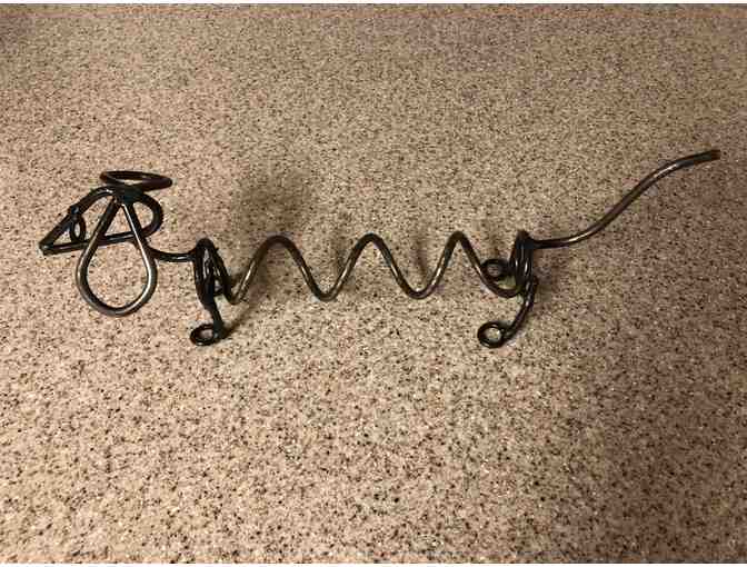 Dachshund Metal Sculpture