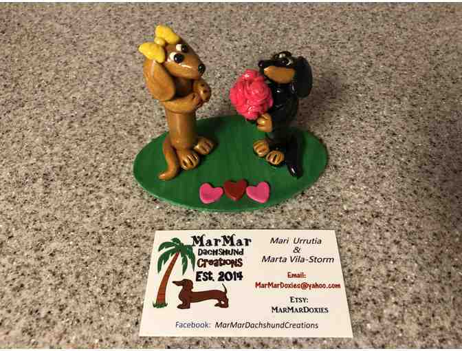Dachshunds in Love Figurine