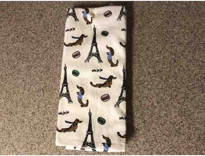 Cafe Paris Dachshund Towels