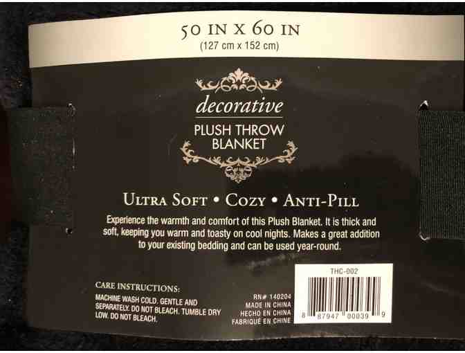 Always Kiss Me Goodnight Plush Throw