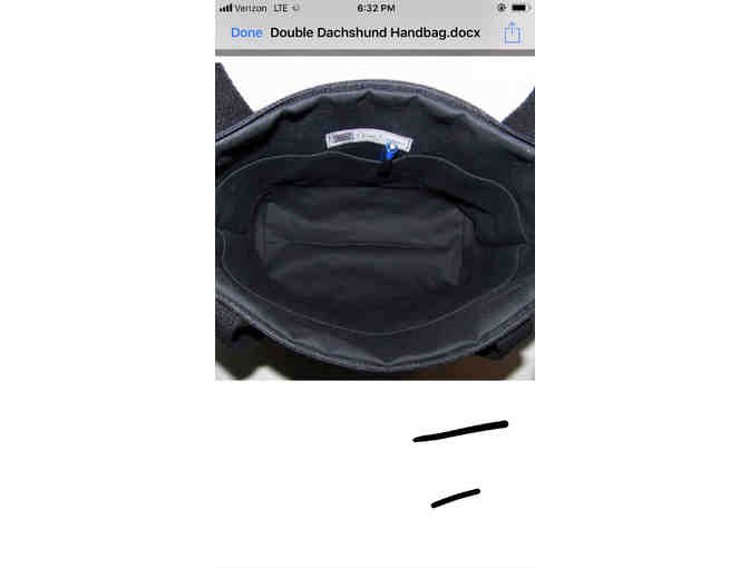 Double Dachshund Handbag
