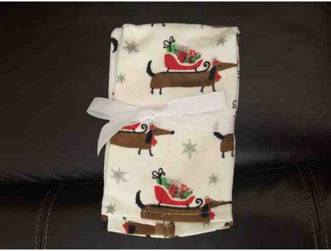 Set of Two Dachshund Finger tip Towels