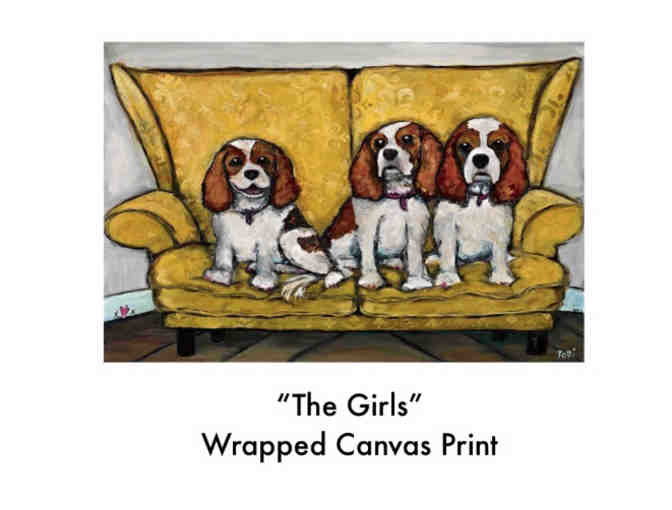'The Girls' Canvas Wrapped Print