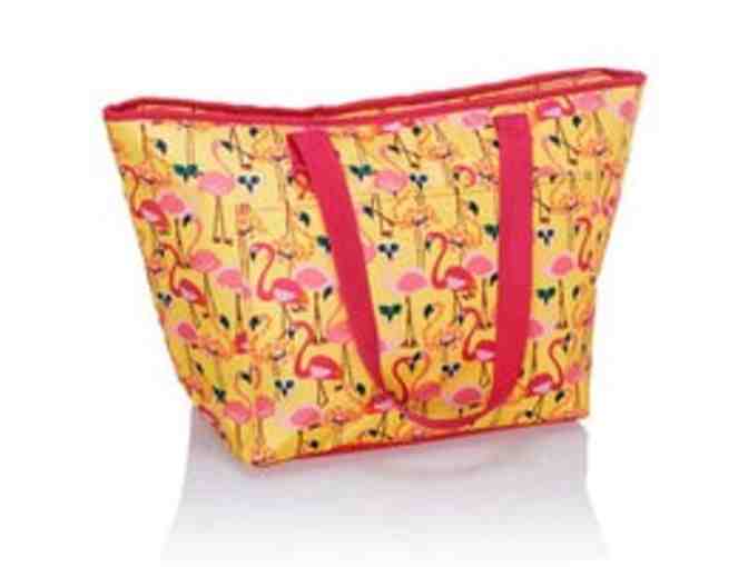 Flamingo Thirty-One Bag and Travel Cup with Sangria