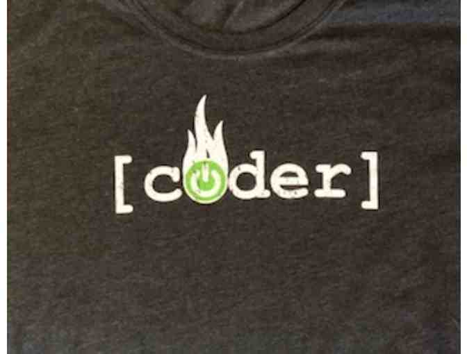 theCoderSchool: one week of Code Camp & t-shirt & book