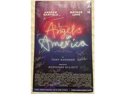 0001. Autographed Broadway Show poster - ANGELS IN AMERICA - Tony Award winner