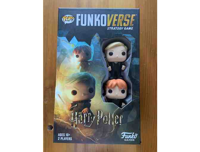 003. FunkoVerse Strategy Game - Harry Potter 101 with Draco Malfoy and Ron Weasley - Photo 1