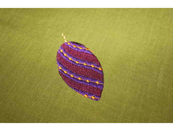 Embroidered Table Napkins, Christmas