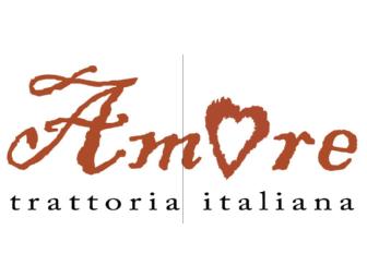 Italian Wine Dinner for Four at Amore Trattoria Italiana