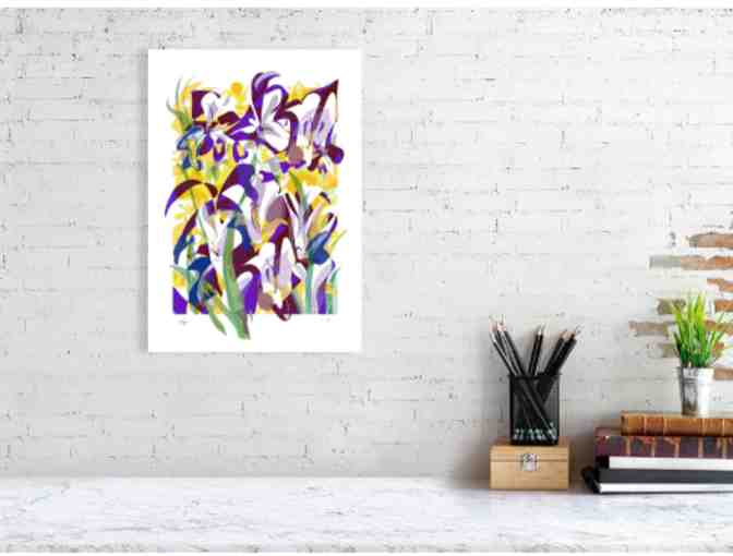 'Irises' Fine Art Print by Lisa Cirenza Art