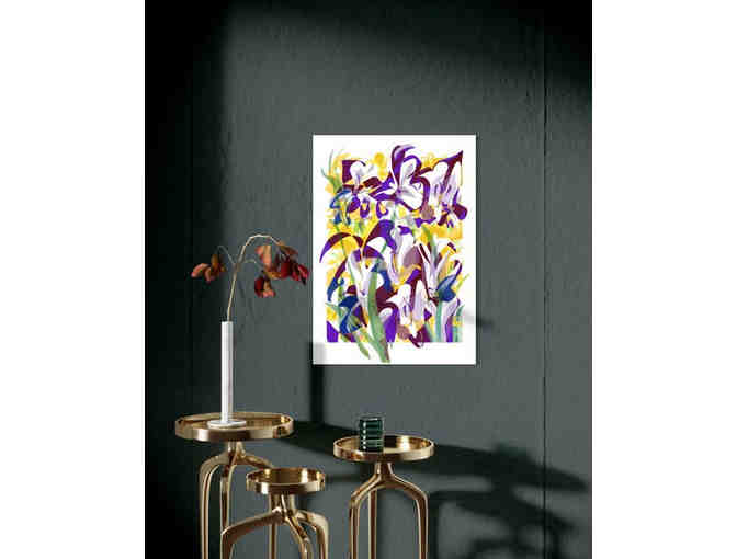 'Irises' Fine Art Print by Lisa Cirenza Art
