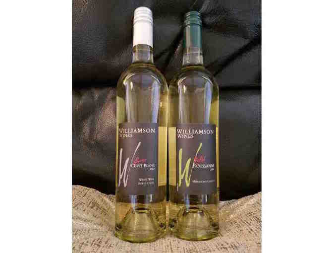 Williamson Wines: Two Bottles of White Wine