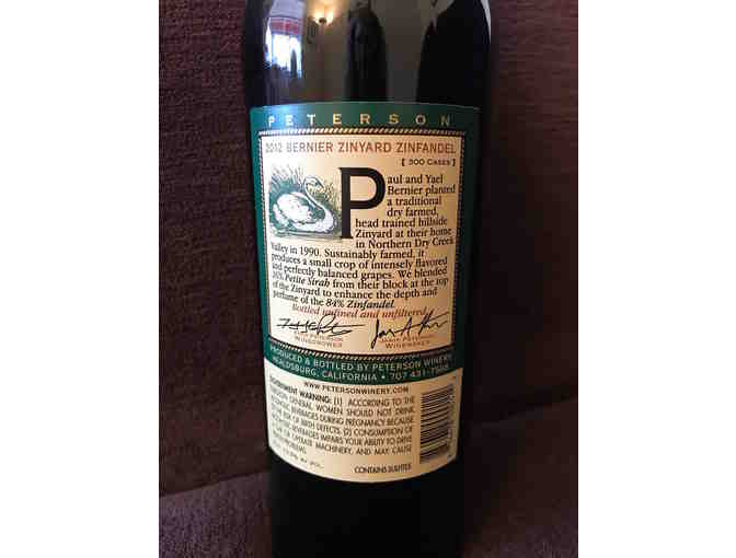 6 Bottles: 2012 Peterson Zinfandel