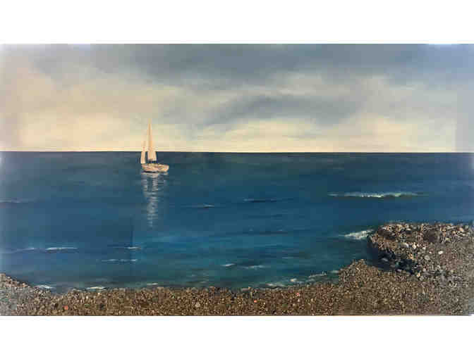 Liguria: Painting by Angela Carrara