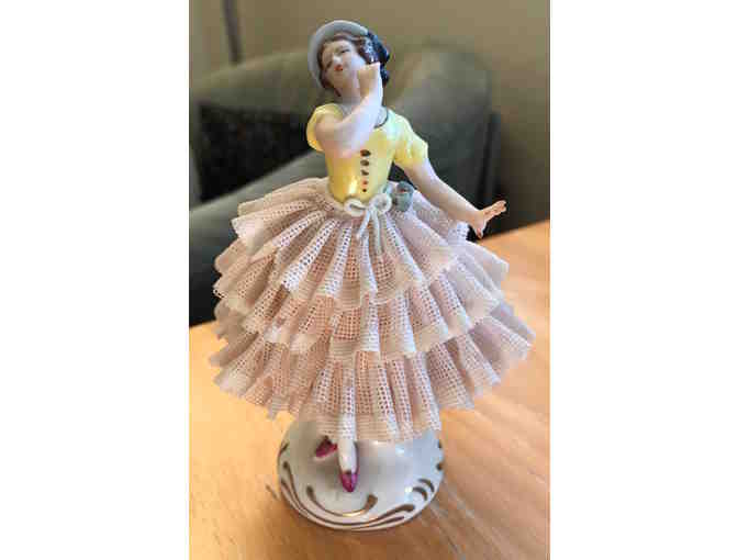 Two Antique Figurines from Dresden Germany