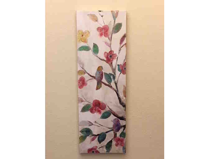 Birds and Flowers Wall Panel