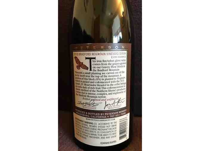 2010 Syrah, Bradford Mountain Estate Vineyard
