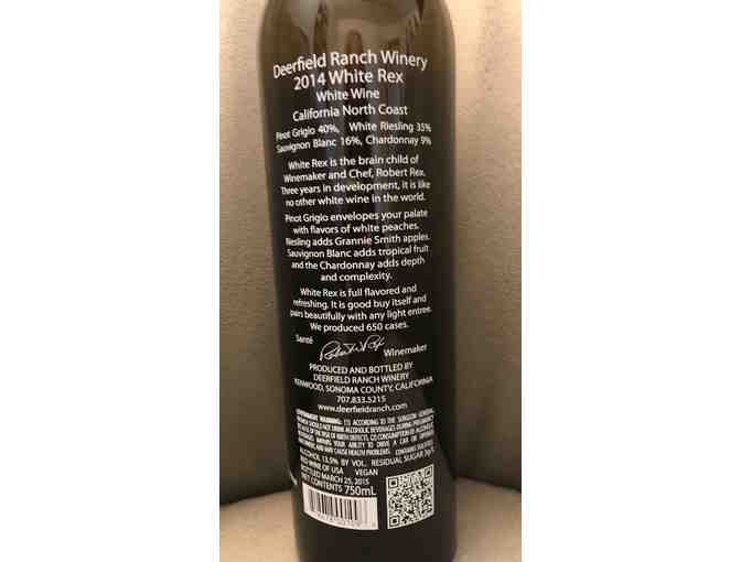 4 Bottles of Deerfield Ranch Winery 2014 White Rex